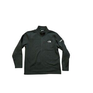 North Face Quarter Zip Up Sweater/Fleece Top Size Large Men’s Logo